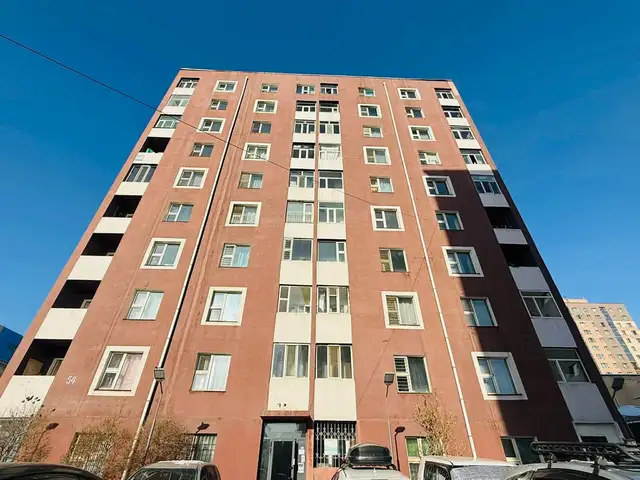 Бзд урагшаа харууцтай 1 өрөөг 2 өрөө болгосон бүрэн цутгамал байр 41.43мкв, Улаанбаатар — Баянзүрх — 14-р хороолол