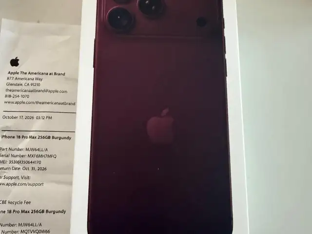 Apple iPhone 18 Pro Max, 256 gb, Улаанбаатар — Баянгол — Богд-Ар