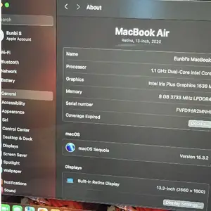 Apple 13.3, Intel Core i3, 8 GB RAM, 256 GB, Улаанбаатар — Хан-Уул — 17-р хороо
