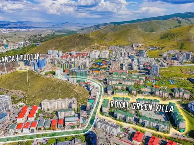 Зайсан толгойн урд royal green villa 4өрөө гаражтай 200мкв, Улаанбаатар — Хан-Уул — Зайсан