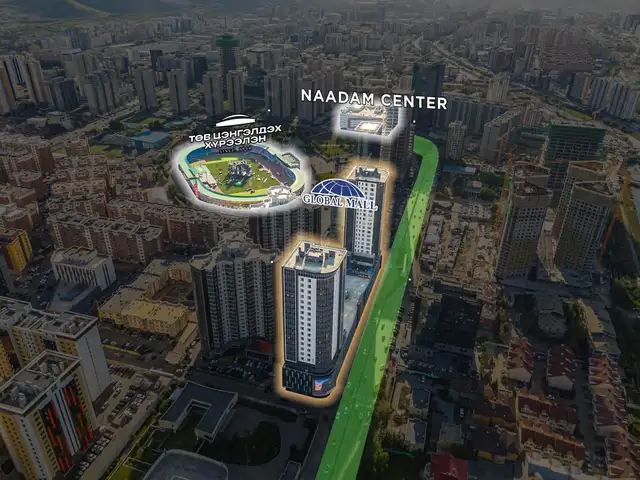 Худ Global mall үйлчилгээний 172мкв талбай, Улаанбаатар — Хан-Уул — 15-р хороо