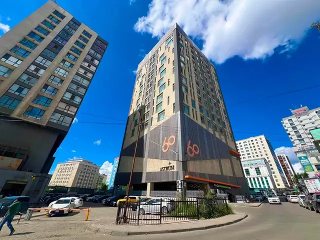 Зүүн 4 зам residence 60 бизнес зэрэглэлийн байранд гал тогоо тусдаа 2 өрөө 60,19мкв, Улаанбаатар — Баянзүрх — Зүүн 4 зам
