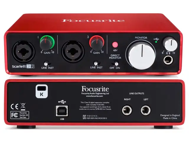 Focusrite scarlett 2i2 3rd gen usb аудио интерфейс, Улаанбаатар — Баянгол — 10-р хороолол