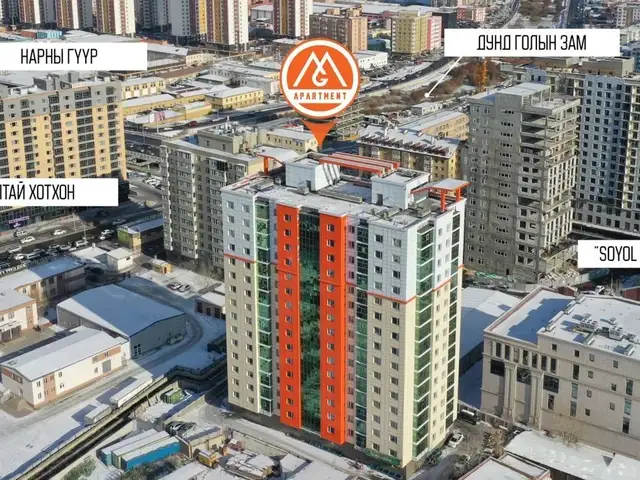 Soyol wellness center-ийн баруун хойно mg apartment-д 123м2 үйлчилгээний талбай, Улаанбаатар — Баянгол — Алтай хотхон