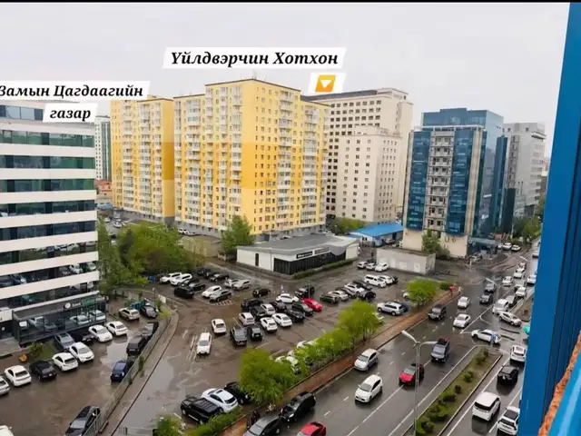 Хотын төвд замын цагдаагийн зүүн талд 40м2 2 өрөө, Улаанбаатар — Сүхбаатар — 1-р хороо