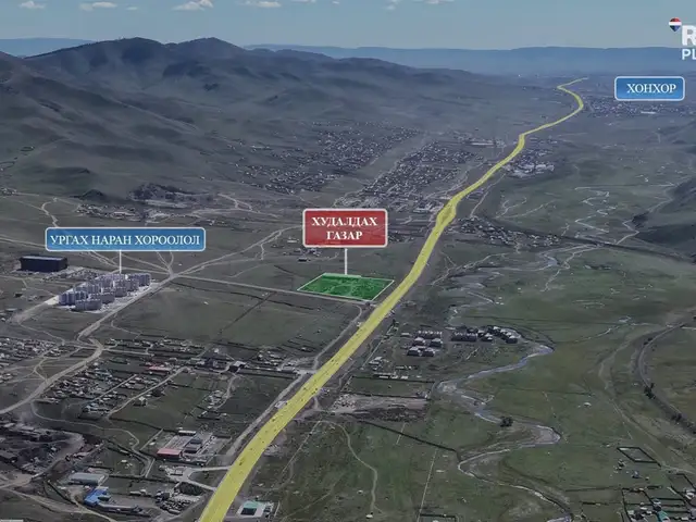 Налайх явах төв зам дагуу 3 га газар, Улаанбаатар — Баянзүрх — Товчоо