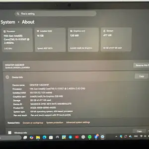 Asus 14'', Intel Core i7, 16 GB RAM, 512 GB, Улаанбаатар — Сүхбаатар — Дамбадаржаа