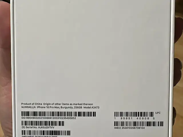 Apple iPhone 18 Pro Max, 256 gb, Улаанбаатар — Хан-Уул — 19-р хороо