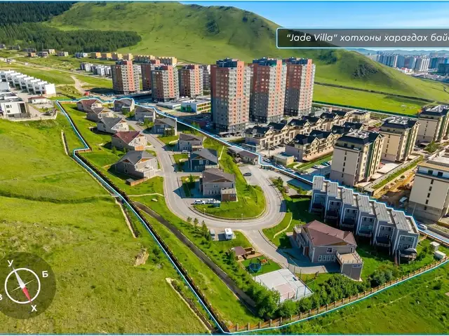 Хүүшийн аманд jade villa 402мкв сингл хаус, Улаанбаатар — Хан-Уул — Яармаг