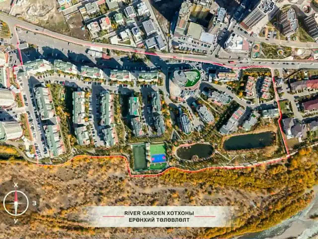 Худ River garden 1 хотхонд 4 өрөө 138мкв, Улаанбаатар — Хан-Уул — 17-р хороо