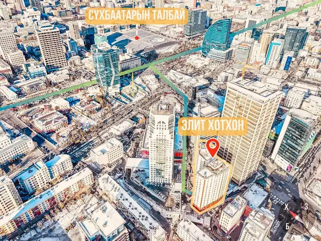 Элит апартмент хотхонд 3 өрөө 156мкв, Улаанбаатар — Сүхбаатар — 1-р хороо