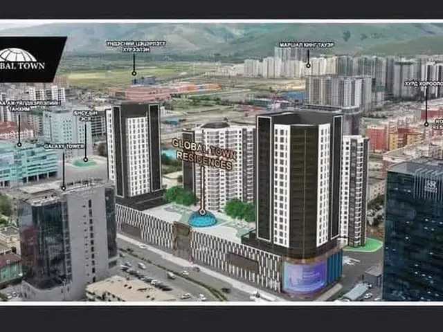 Global town-д 4 өрөө байр 147мкв, Улаанбаатар — Хан-Уул — 18-р хороо