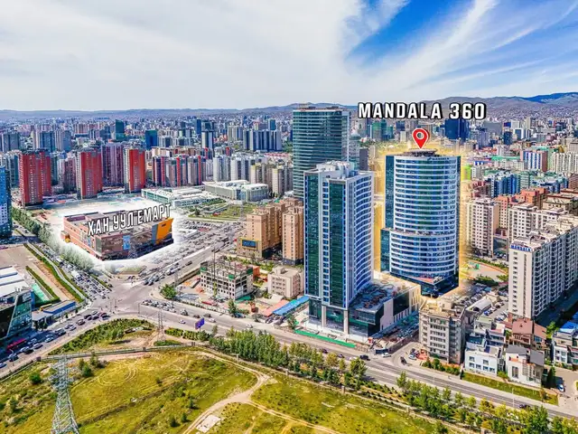 Mandala 360 зүүн урагшаа харсан 5 өрөө байр 199.0мкв, Улаанбаатар — Баянзүрх — 26-р хороо