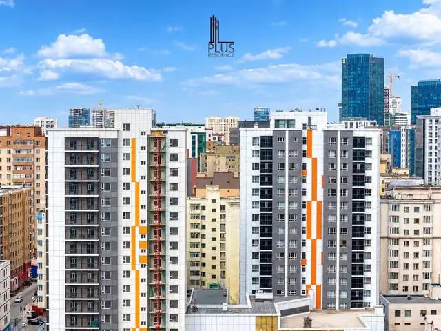 Plus residence 3 өрөө орон 65мкв, Улаанбаатар — Баянзүрх — Натур худалдааны төв