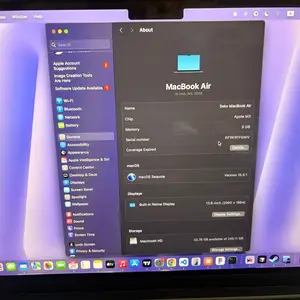 Apple 13.6, Apple M3, 8 GB RAM, 256 GB, Улаанбаатар — Хан-Уул — Хүннү