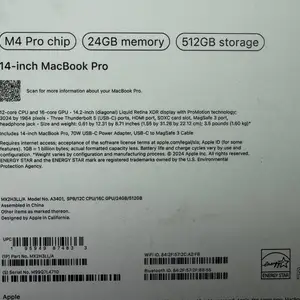 Apple 14'', Apple M4, 32 GB RAM, 512 GB, Улаанбаатар — Хан-Уул — Мишээл