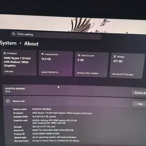 Lenovo 16'', AMD Ryzen 7, 16 GB RAM, 512 GB, Дорноговь