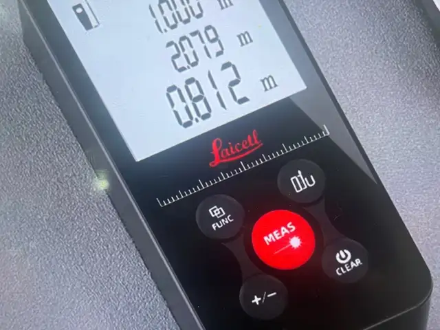 Лазер зай хэмжигч, Улаанбаатар — Баянгол — Төмөр зам