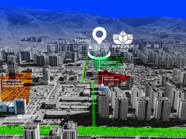 Mandala garden хотхонд 4 өрөө 125.78m2, Улаанбаатар — Хан-Уул — Яармаг