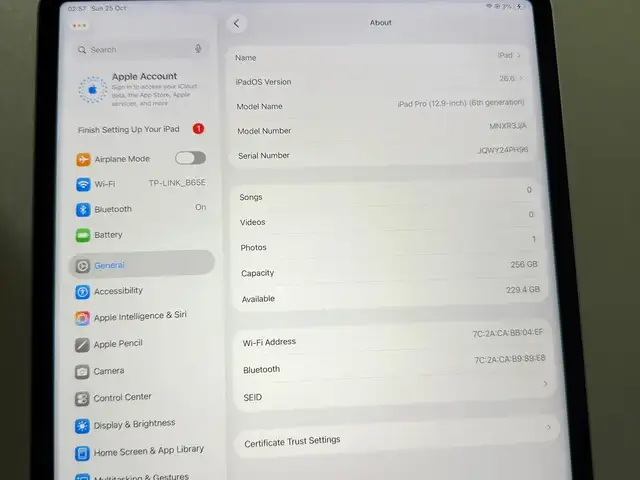 Ipad 12.9 inch 6th gen 256gb only wifi, Улаанбаатар — Баянгол — Төмөр зам