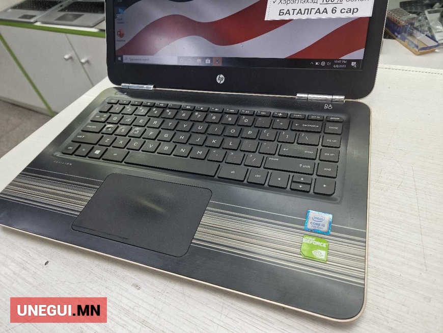 Usa hp pavilion i5 7th 2.5ghz 8gb ram 256gb ssd geforce 940mx 14inch full hd-2