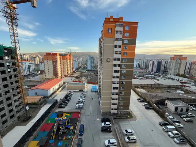 Бзд улаанхуаран хотхонд шинэ 1 өрөө 39мкв байр, Улаанбаатар — Баянзүрх — Улаанхуаран