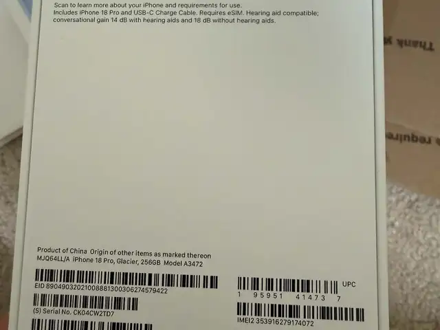 Apple iPhone 18 Pro, 256 gb, Улаанбаатар — Чингэлтэй — 11-р хороо