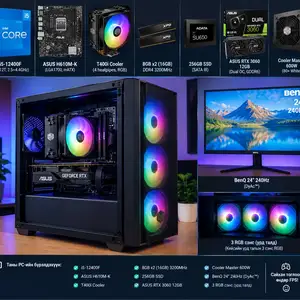 I5-12 3060 12gb ij bvren, Улаанбаатар — Сүхбаатар — МУБИС
