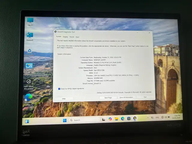 Acer 13", Intel Core i7, 8 GB RAM, 512 GB, Улаанбаатар — Хан-Уул — Хурд