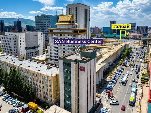 Талбайн зүүн талд 120мкв оффис, Улаанбаатар — Сүхбаатар — 8-р хороо