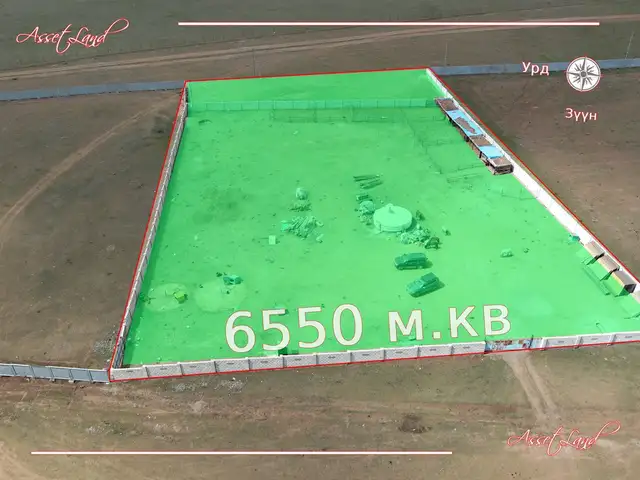 Хүй 7-д 6550мкв газар, Төв