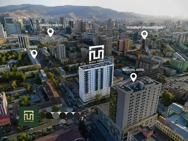 Mogul tower-т 2 өрөө байр 54.0мкв, Улаанбаатар — Сүхбаатар — 6-р хороо