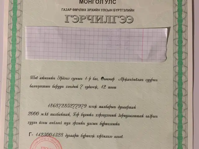 Ар жанчивланд газар, Улаанбаатар — Баянзүрх — Эрдэнэ толгой