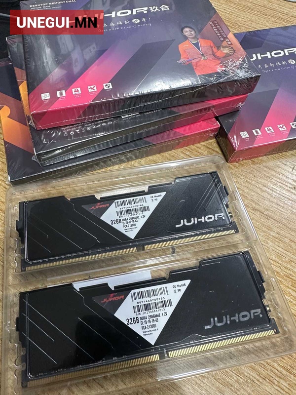 Ddr 4 32x2 64 gb ram new 450,000 ₮ №7582588 УБ — Баянгол -д - Сэлбэг ...