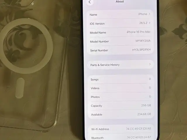 Apple iPhone 16 Pro Max, 256 gb, Улаанбаатар — Хан-Уул — 19-р хороолол