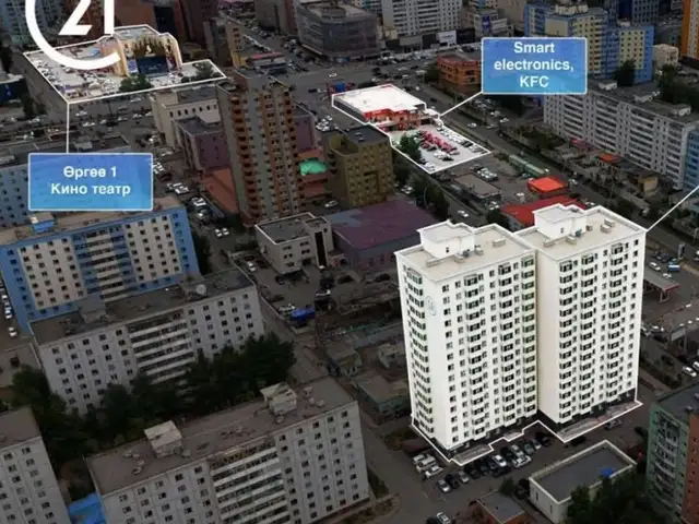 Бгд 3 4 хороололд 45мкв 2 өрөө байр, Улаанбаатар — Баянгол — 3, 4 хороолол