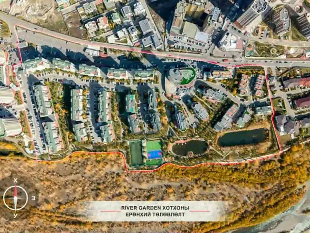 River garden 1 бүрэн тавилгатай 4 өрөө 138.4мкв, Улаанбаатар — Хан-Уул — River Garden