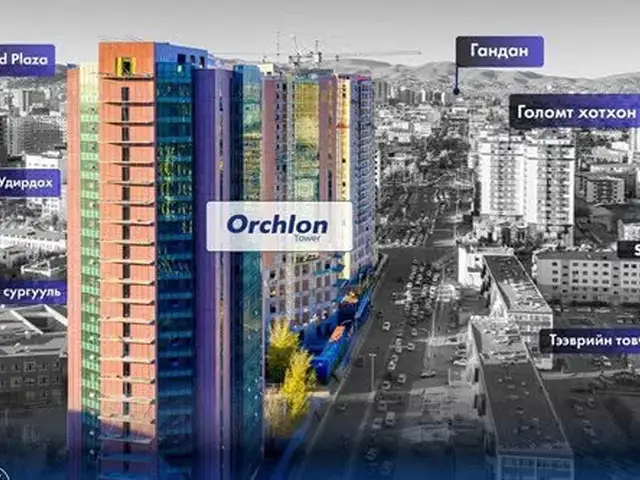Нарны гүүрний баруун талд орчлон таурт 2 өрөө 52m2, Улаанбаатар — Баянгол — 3-р хороо