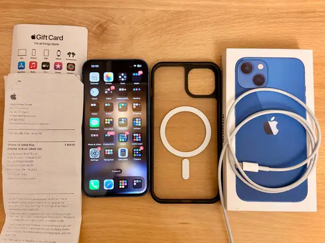 Apple iPhone 13, 128 gb, Blue, Улаанбаатар — Хан-Уул — 23-р хороо