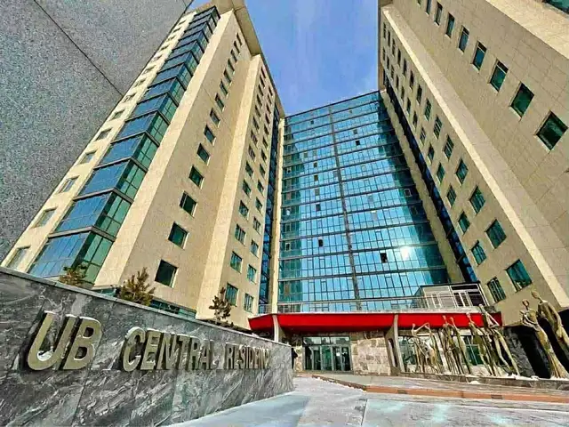 Циркийн баруун урд ub central residence-д 2 өрөө орон сууц 53мкв, Улаанбаатар — Сүхбаатар — 3-р хороо