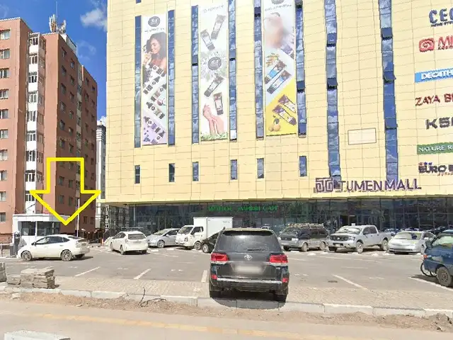 Түмэнмолл-ын баруунтал 167 байрны дор зогсоол, Улаанбаатар — Баянзүрх — Сандэй плаза