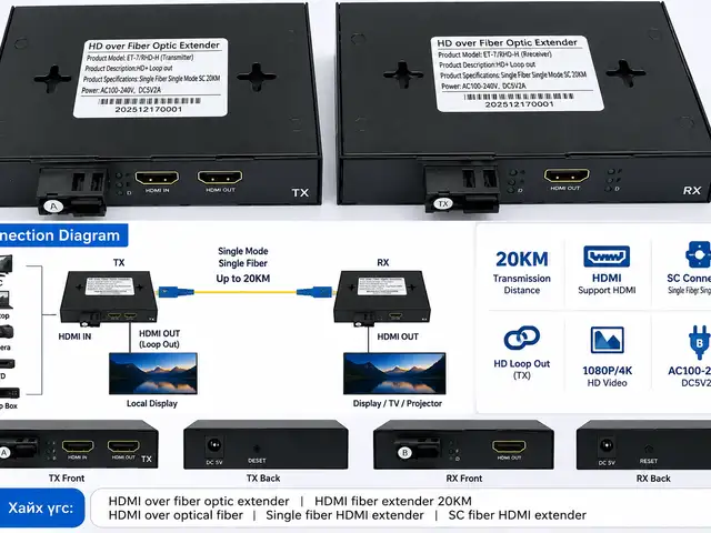 Hd over fiber optic extender 20km, Улаанбаатар — Сүхбаатар — 11-р хороо