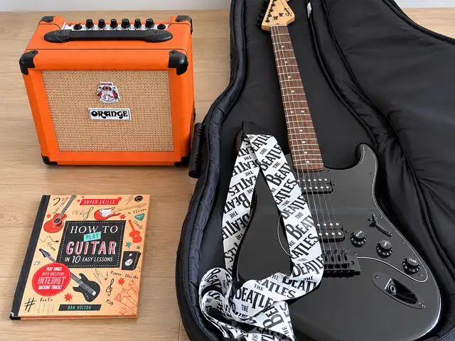 Sx цахилгаан гитар, orange өсгөгч, цүнхтэй иж бүрдэл, Улаанбаатар — Хан-Уул — 15-р хороо
