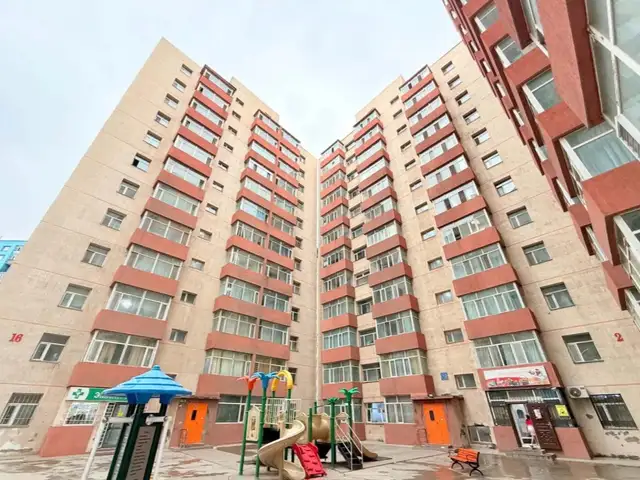 Офицерийн тойрогийн зүүн хойно Амгалан хотхонд 2 өрөө 39.55мкв байр, Улаанбаатар — Баянзүрх — 13-р хороо