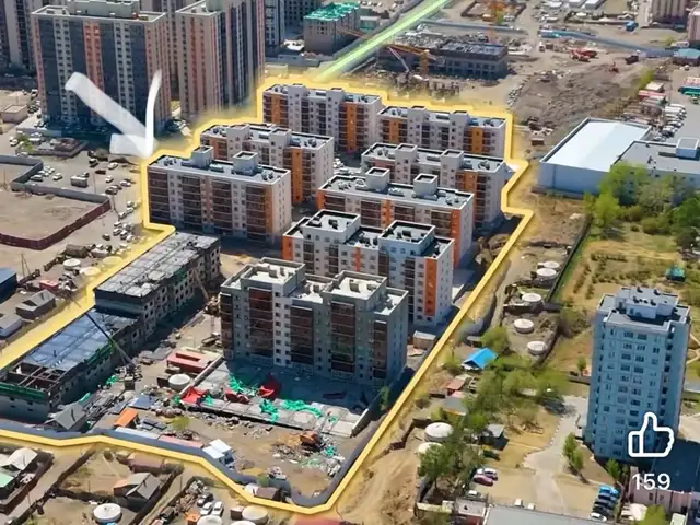 Буянт од хотхонд 3 өрөө 58.43m2, Улаанбаатар — Баянзүрх — 14-р хороо