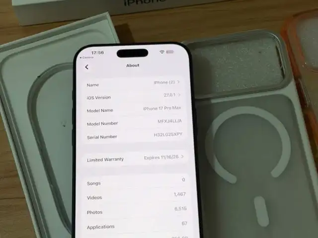 Apple iPhone 17 Pro Max, 256 gb, Улаанбаатар — Баянзүрх — Офицер