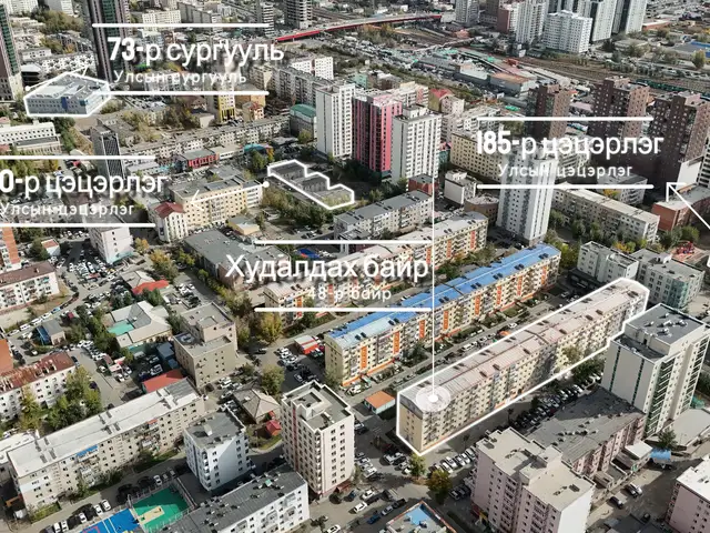 Төмөр замын хойно 50 м² 2 өрөө байр, Улаанбаатар — Баянгол — 1-р хороо