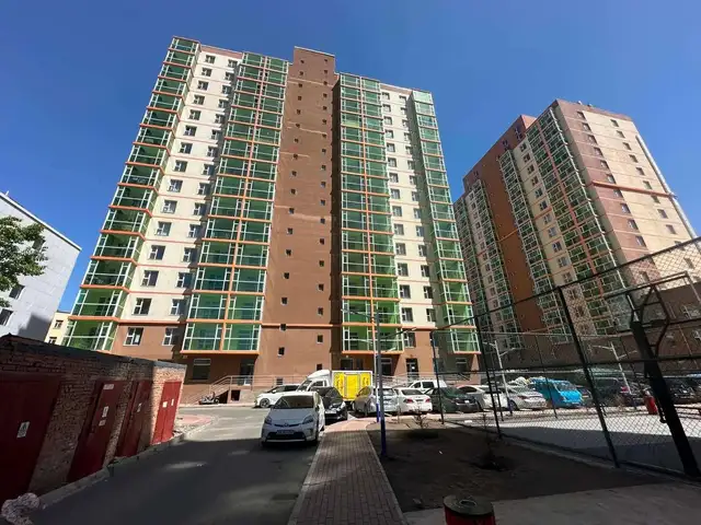 Хотын төвд 2 өрөө байр 55мкв, Улаанбаатар — Сүхбаатар — 100 айл