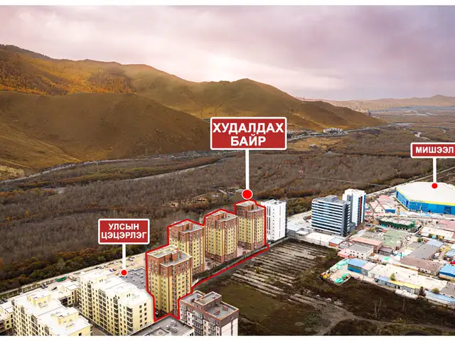 Худ river view 76.46мкв бүрэн засвартай, мастертай 3 өрөө, Улаанбаатар — Хан-Уул — 20-р хороо