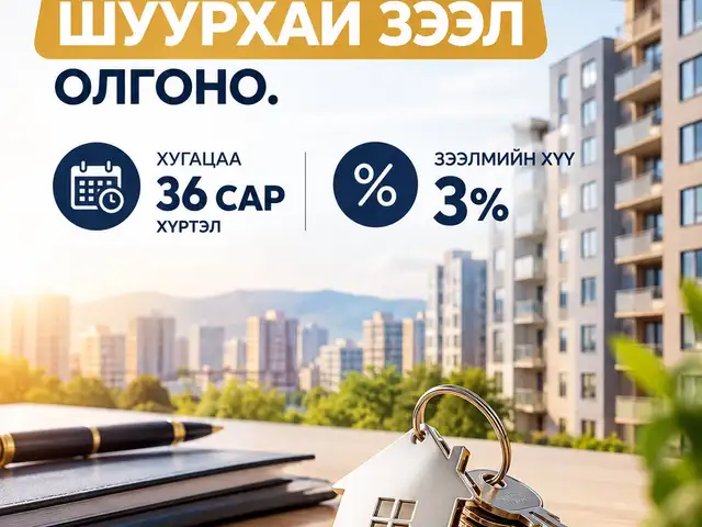 Орон сууц барьцаалсан шуурхай зээл, Улаанбаатар — Баянгол — 33-р хороо